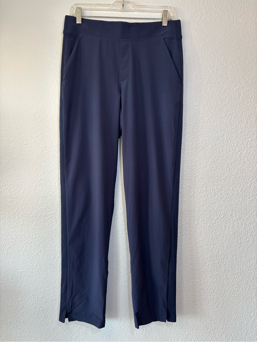 Athleta Womens Brooklyn Mid Rise Ankle Pant Navy Size 8 Tall Travel Work #198671 - Picture 2 of 11